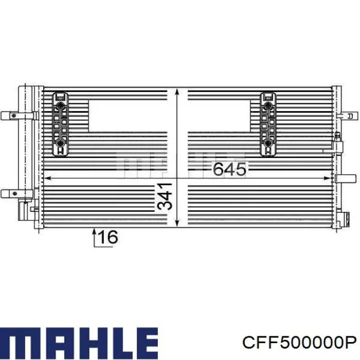 Муфта вентилятора охолодження Mahle Original CFF500000P