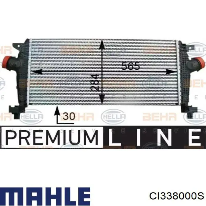 CI338000S Mahle Original радіатор интеркуллера