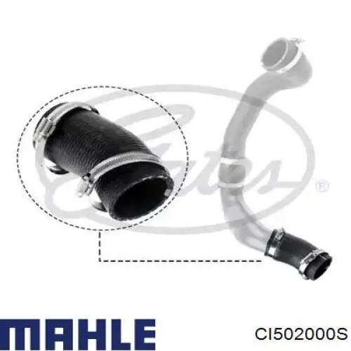 Радіатор інтеркулера Mahle Original CI502000S