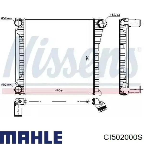 Інтеркулер CI502000S Mahle Original