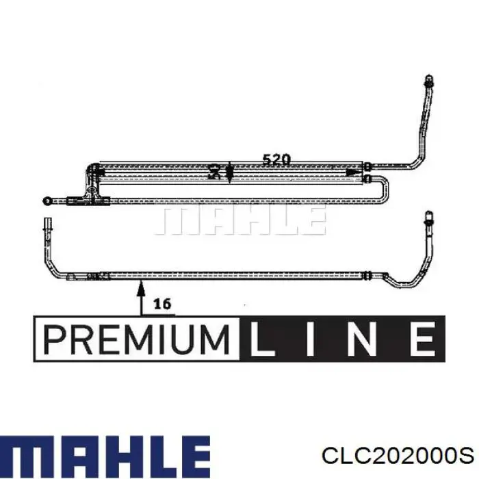 Купити CLC202000S Mahle Original Радіатор охолодження, АКПП