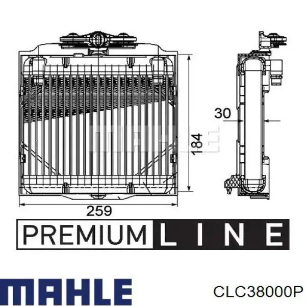 Радіатор масляний Mahle Original CLC38000P ціна, від 31.75 USD