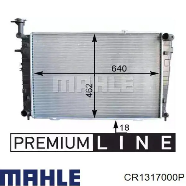 Радіатор охолодження двигуна CR1317000P Mahle Original