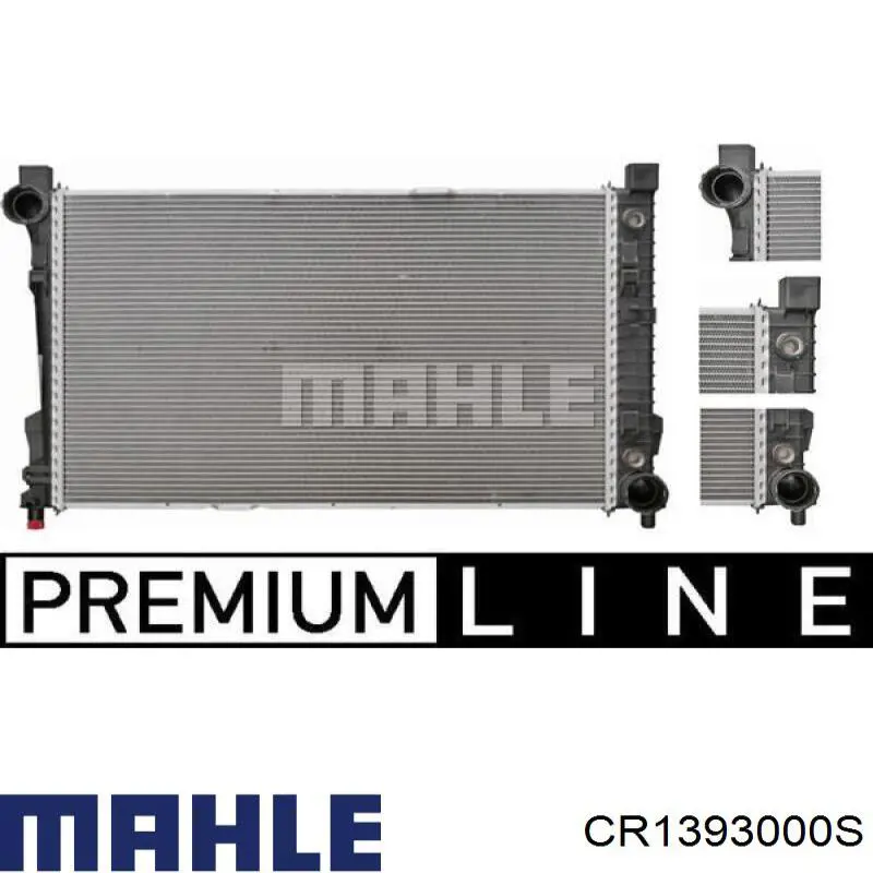 Радіатор охолодження Mahle Original CR1393000S
