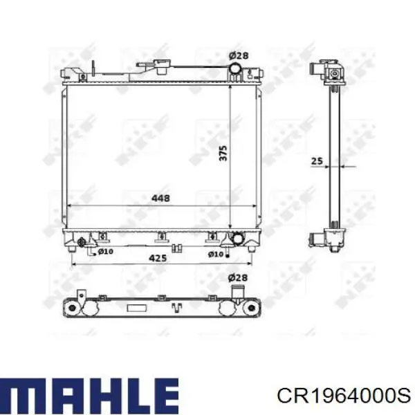 Купити 1770080A50 Suzuki Радіатор двигуна