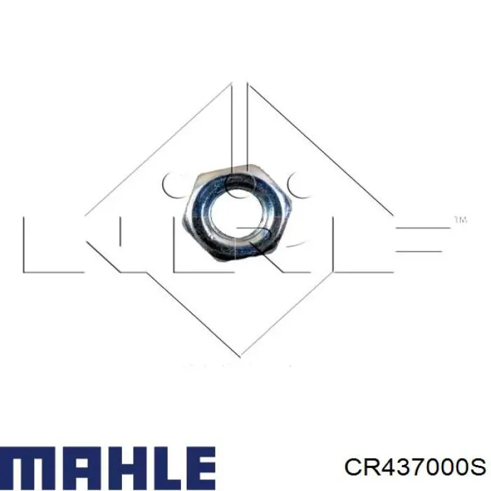 CR437000S Mahle Original радіатор охолодження двигуна