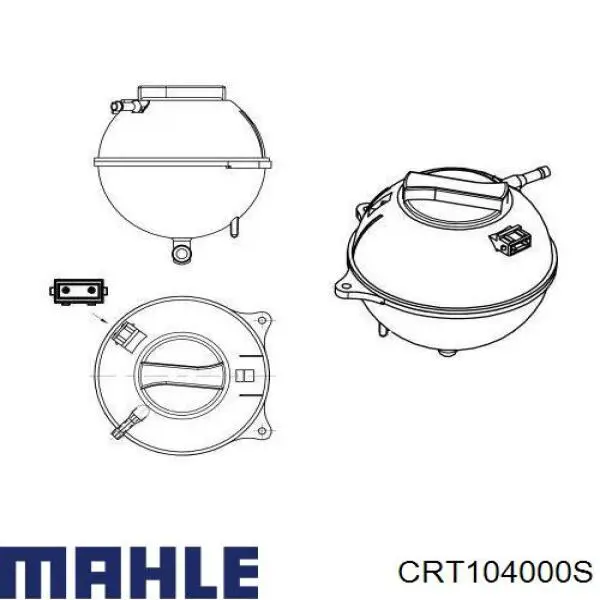 Бачок системи охолодження, розширювальний CRT104000S Mahle Original