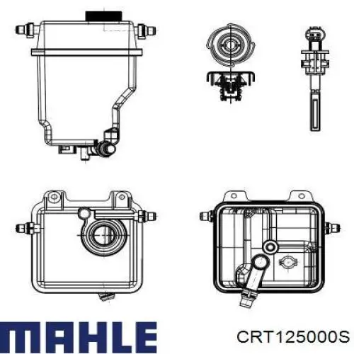 Бачок системи охолодження двигуна розширювальний Mahle Original CRT125000S ціна, від 45.65 USD