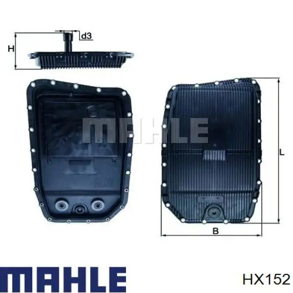 Піддон АКПП HX152 Mahle Original