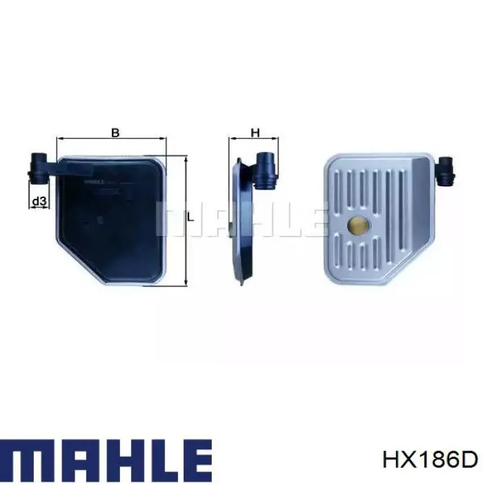 Купити HX186D Mahle Original Масло і фільтр в коробку автомат 
