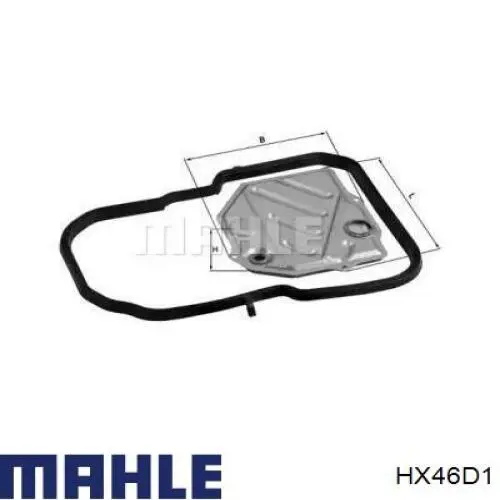 Фільтр коробки автомат Mahle Original HX46D1 ціна, від 9.28 USD