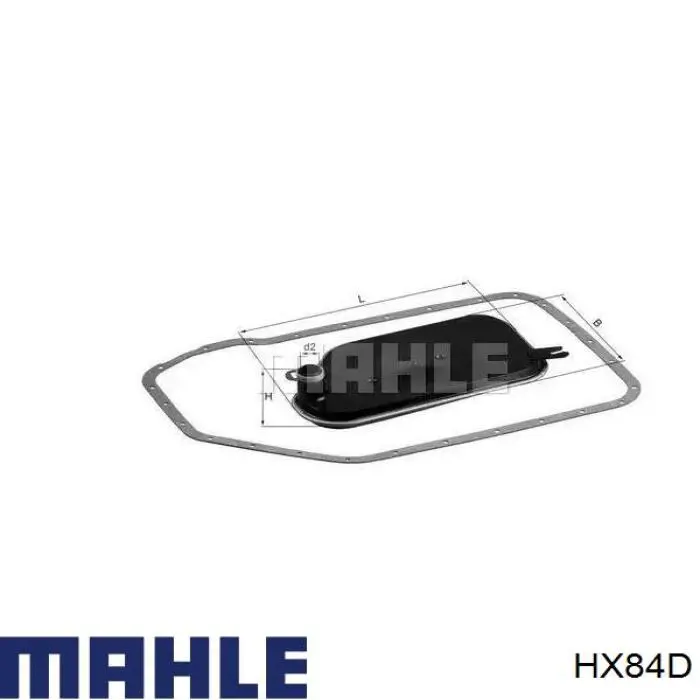 Купити HX84D Mahle Original Масло і фільтр в коробку автомат 