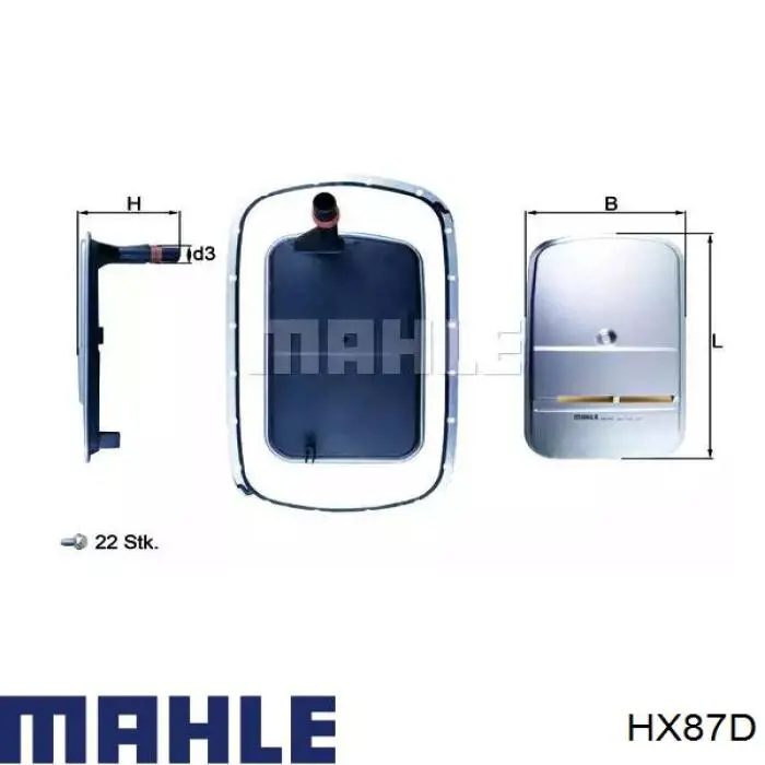 Масло АКПП Mahle Original HX87D