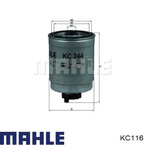 Купити KC116 Mahle Original Фільтр-відстійник палива грубої очистки
