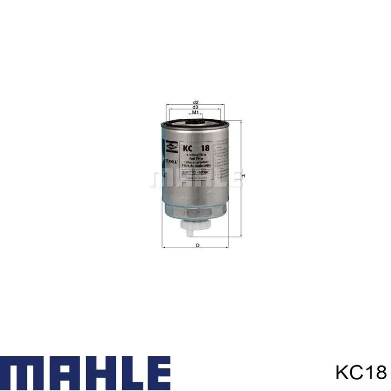 KC18 Mahle Original Фільтр палива