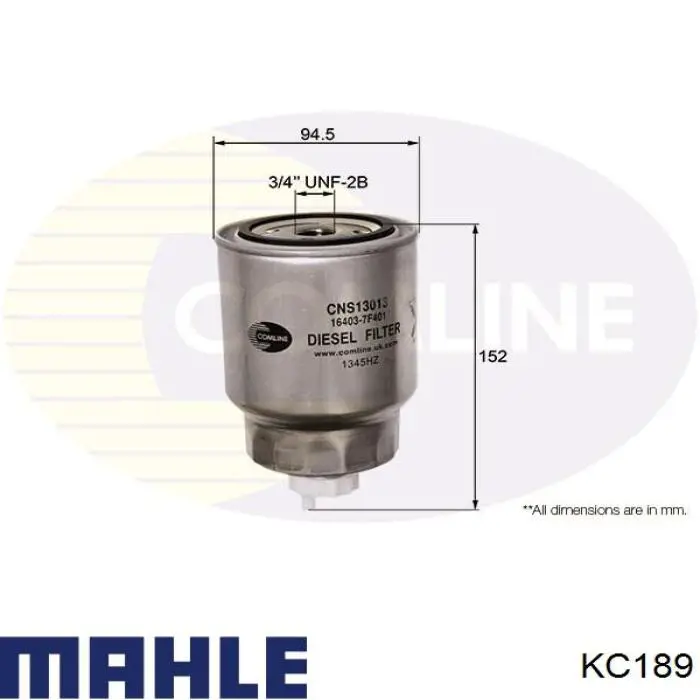 KC189 Mahle Original Фільтр палива