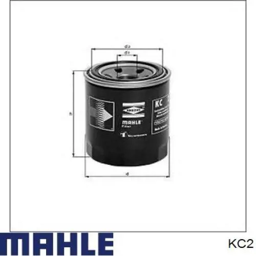 Фільтр паливний KC2 Mahle Original