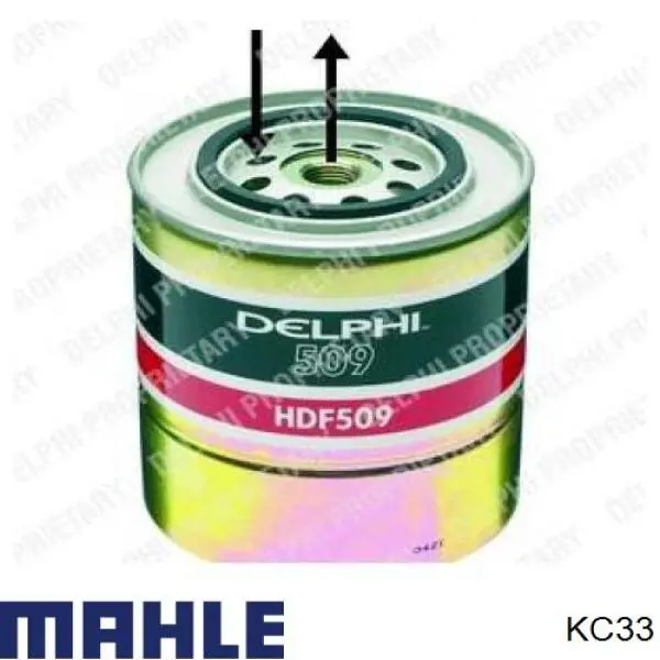Фільтр паливний Mahle Original KC33