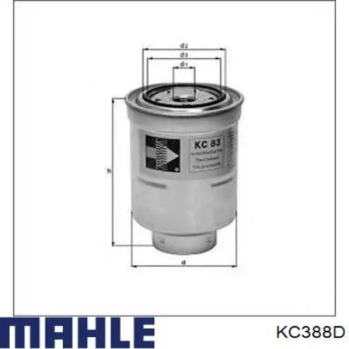 Купити KC388D Mahle Original Фільтр-відстійник палива грубої очистки