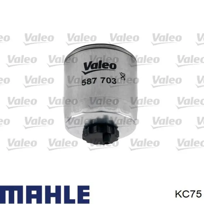 Паливний фільтр KC75 Mahle Original