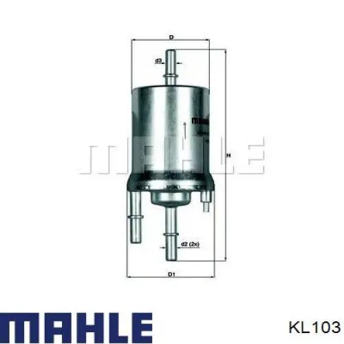 Купити KL103 Mahle Original Фільтр-відстійник палива грубої очистки