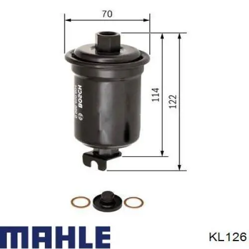 Фільтр тонкого очищення палива Mahle Original KL126 ціна, від 6.35 USD
