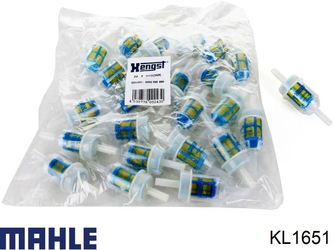 Фільтр паливний Mahle Original KL1651