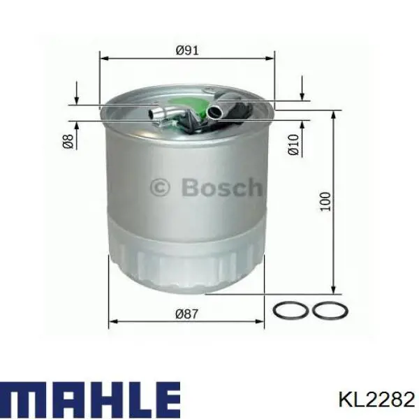 KL2282 Mahle Original фільтр паливний
