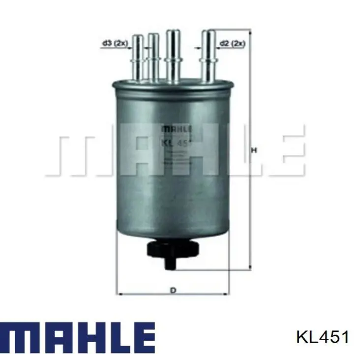 Купити KL451 Mahle Original Фільтр-відстійник палива грубої очистки