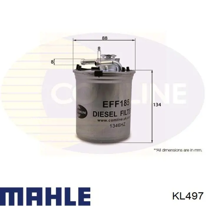 KL497 Mahle Original Фільтр палива