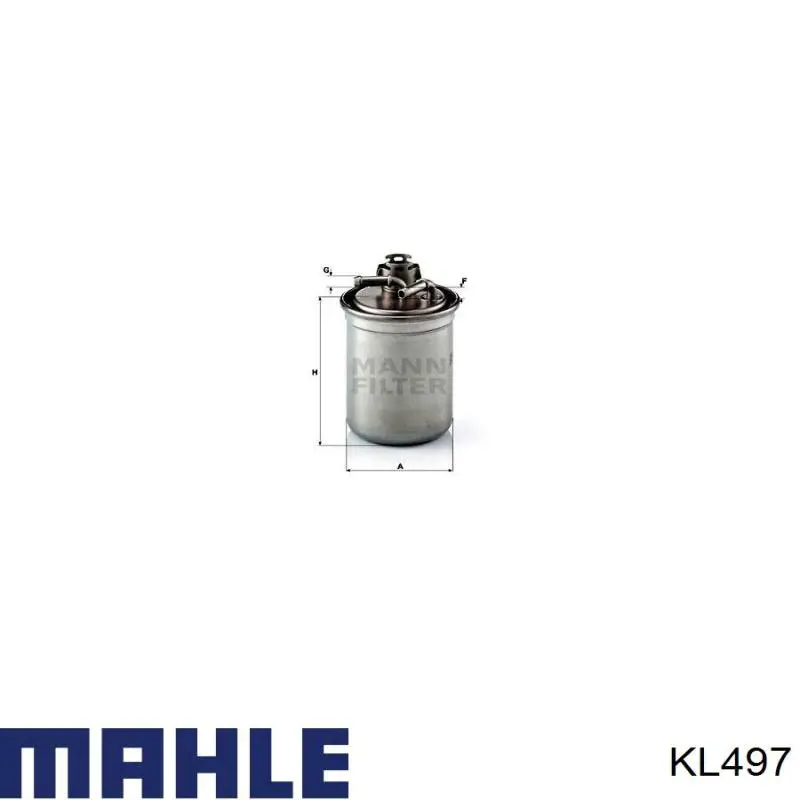 Фільтр тонкого очищення палива Mahle Original KL497 ціна, від 20.50 USD
