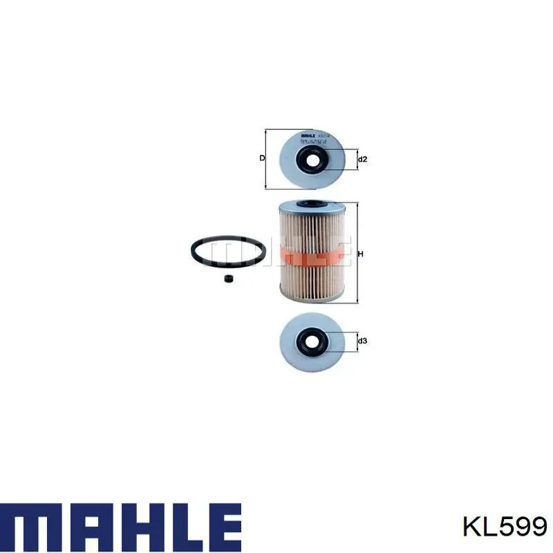 Фільтр паливний KL599 Mahle Original