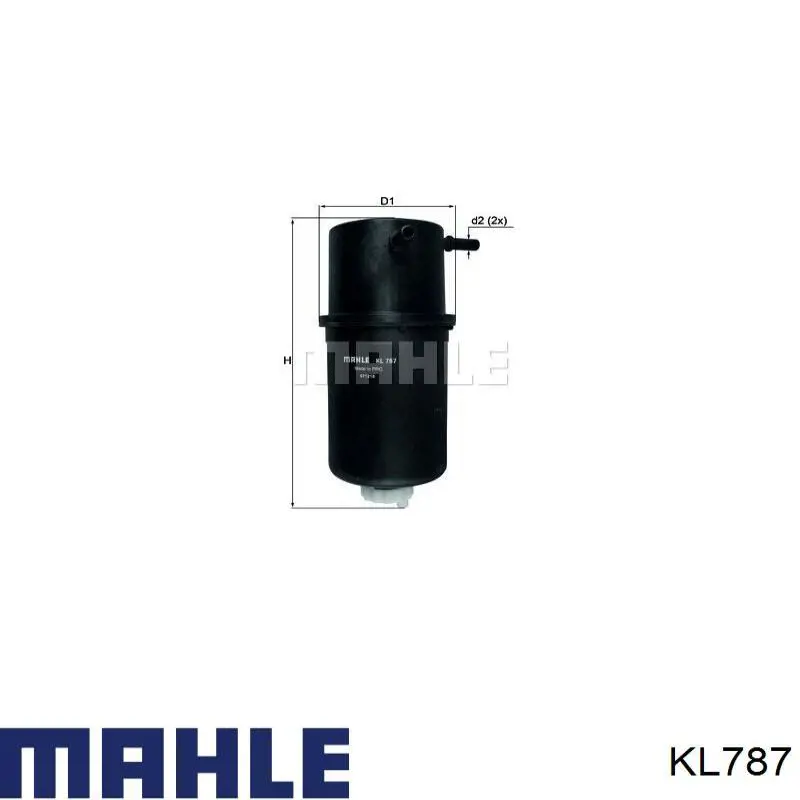 Купити KL787 Mahle Original Фільтр-відстійник палива грубої очистки