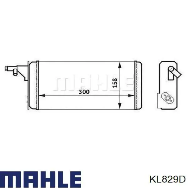 Паливний фільтр KL829D Mahle Original