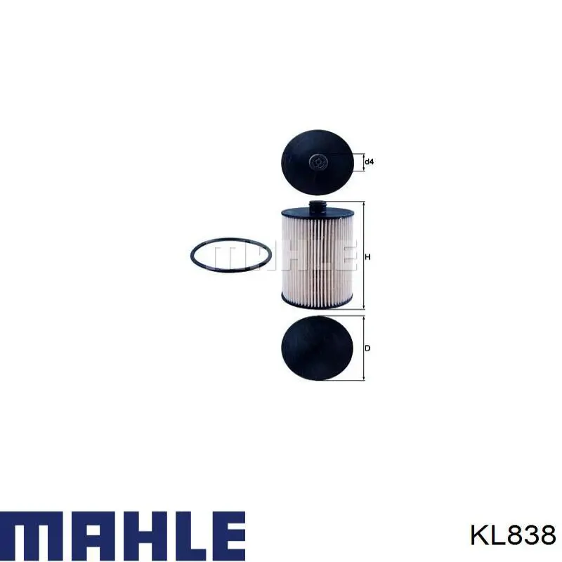 Паливний фільтр KL838 Mahle Original