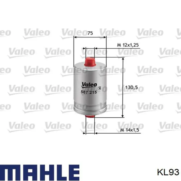 KL93 Mahle Original Фільтр палива