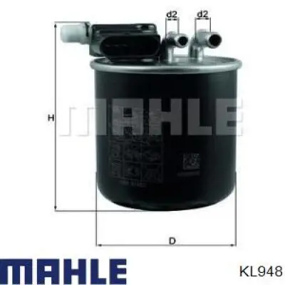 KL948 Mahle Original Фільтр палива