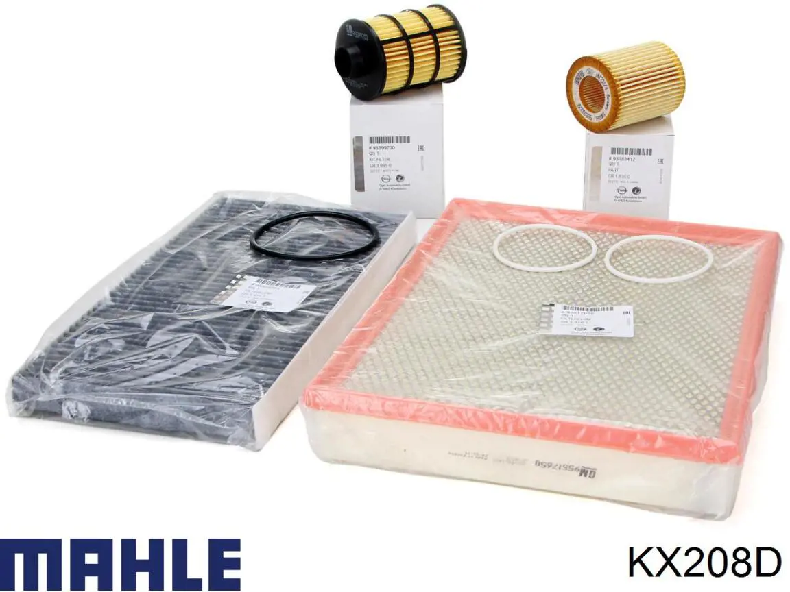 Паливний фільтр KX208D Mahle Original