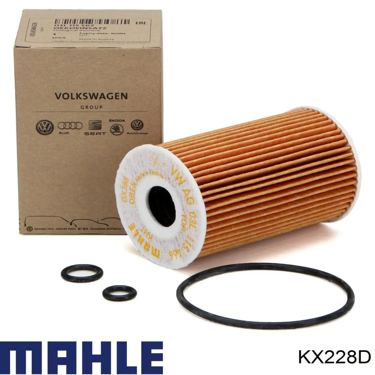 Паливний фільтр KX228D Mahle Original