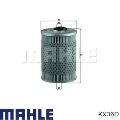 Фільтр паливний KX36D Mahle Original