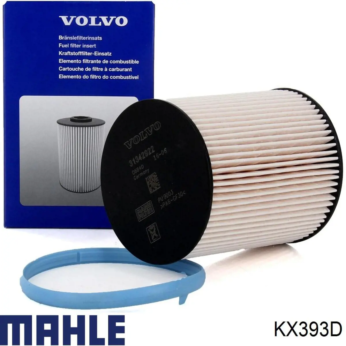 Купити KX393D Mahle Original Фільтр-відстійник палива грубої очистки
