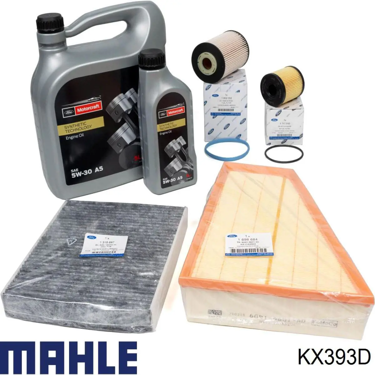 Паливний фільтр KX393D Mahle Original