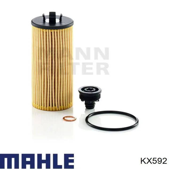 Фільтр тонкого очищення палива Mahle Original KX592 ціна, від 27.96 USD
