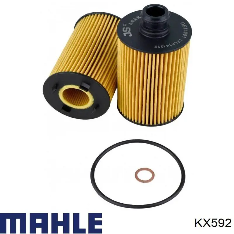Купити KX592 Mahle Original Фільтр-відстійник палива грубої очистки