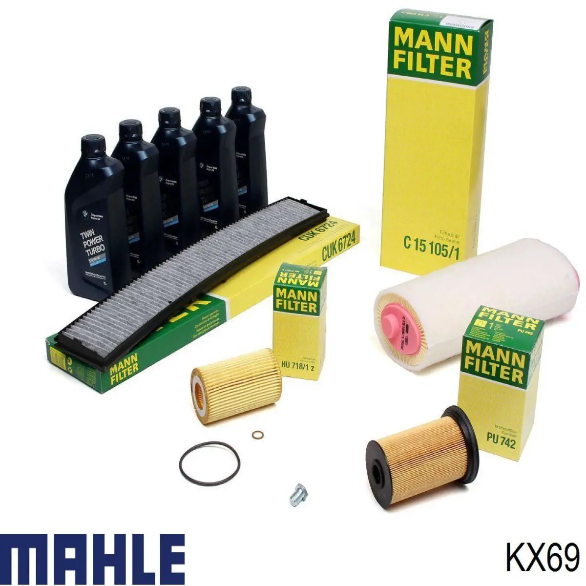 Купити KX69 Mahle Original Фільтр-відстійник палива грубої очистки