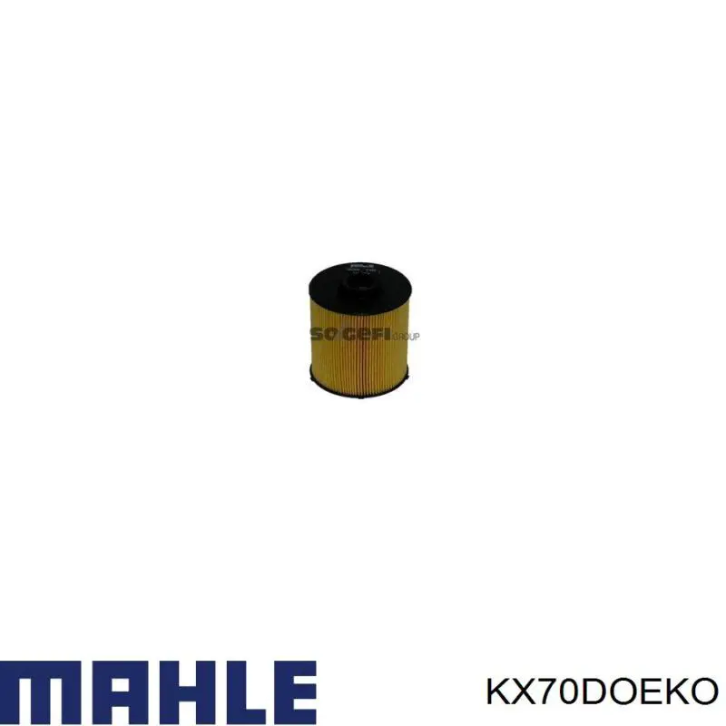 Паливний фільтр KX70DOEKO Mahle Original