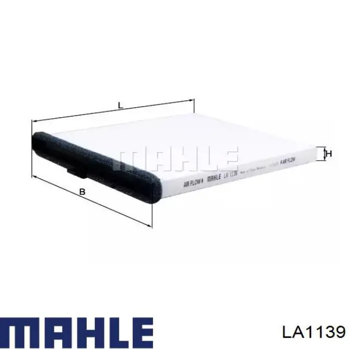 Купити LA1139 Mahle Original Фільтр салону вугільний