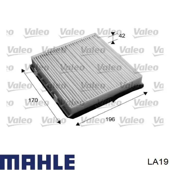 Фільтр салону LA19 Mahle Original