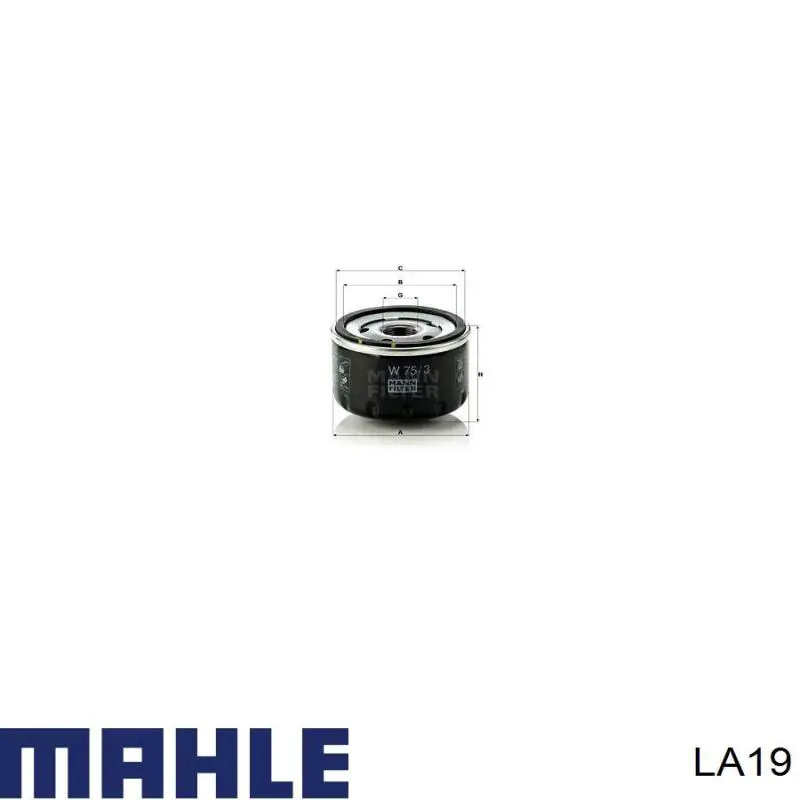 Фільтр повітряний обігрівача Mahle Original LA19 ціна, від 13.16 USD