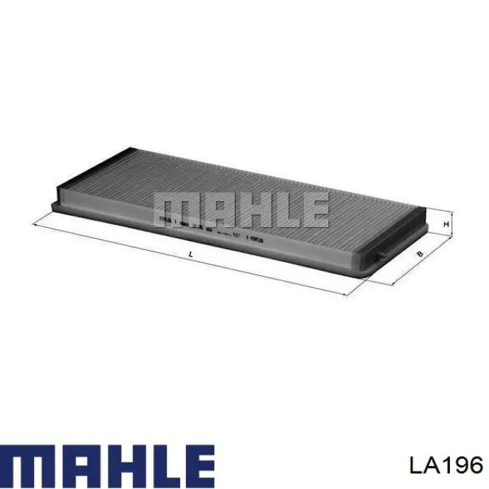 Фільтр повітряний обігрівача Mahle Original LA196 ціна, від 11.83 USD